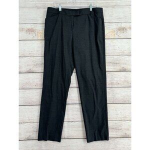 Lafayette 148 New York‎ Irving Wool Dress Pants Women's Size 10 Dark Gray